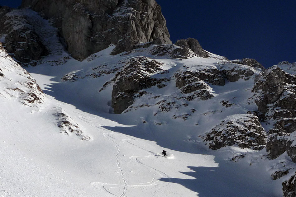 Dt d'Oche : Couloir du Pierrier