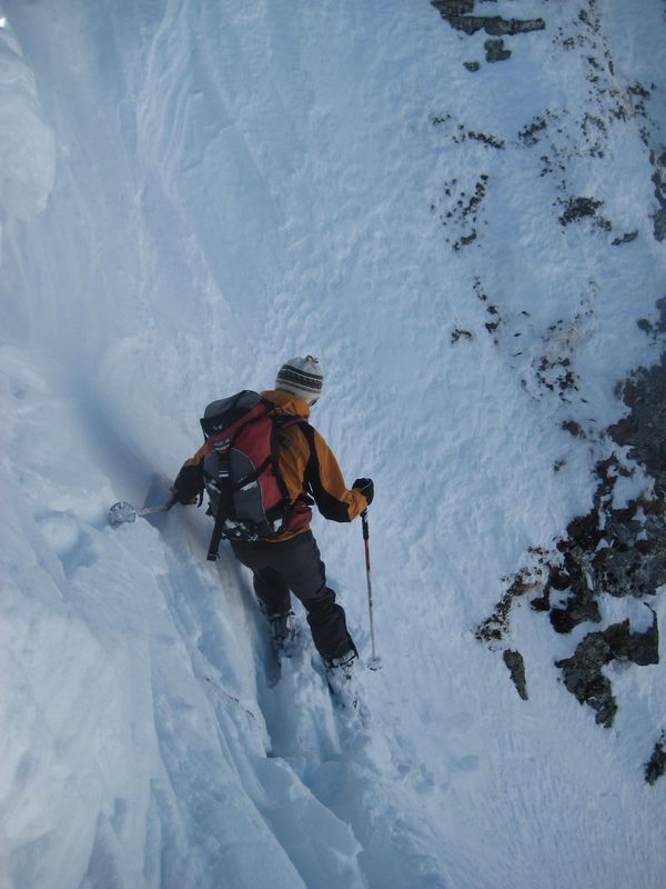 #3 Entrée (Est) du couloir : Plutôt raidasse le début ! Entrée (Est) du couloir : Plutôt raidasse le début !