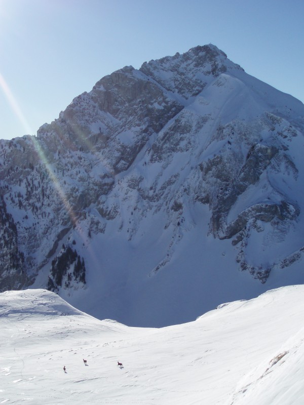 #2 Trélod et son couloir : Les chamois nous montrent le chemin. Trélod et son couloir : Les chamois nous montrent le chemin.