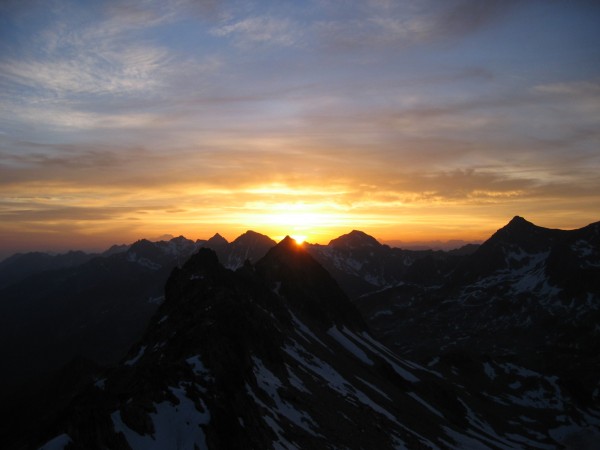 Lever de soleil : Lever de soleil sur les Cabottes