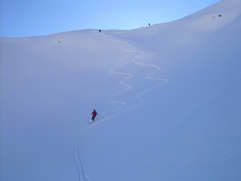 #2 descente sous la Gardette : bonne poudre descente sous la Gardette : bonne poudre