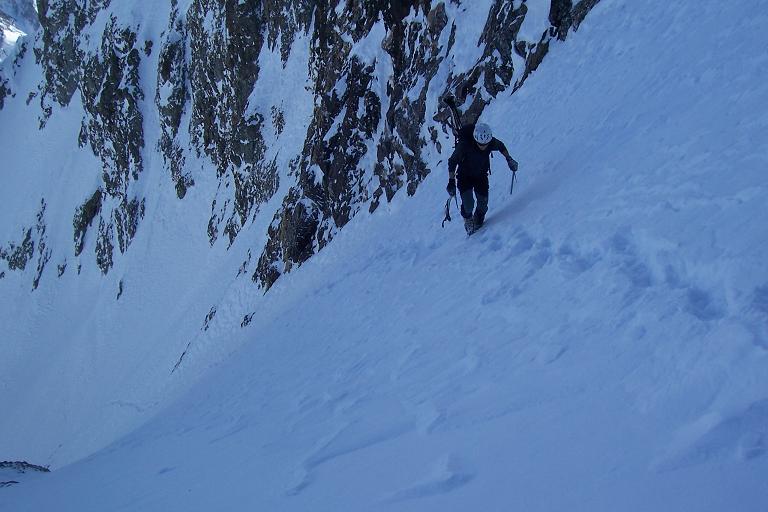 #2 Montee : Dans l Montee : Dans l'echarpe au 1er tiers de la face