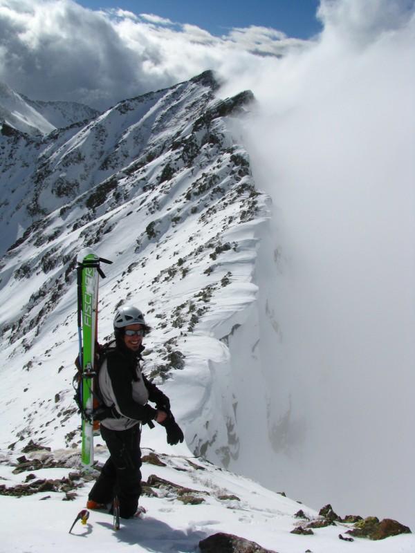 #1 L L'arête finale : Finalement le soleil est là...le vent à mach 12 aussi !