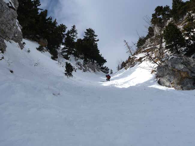 #5 Ambiance dans le couloir : Ambiance et conditions de neige dans le couloir Ambiance dans le couloir : Ambiance et conditions de neige dans le couloir