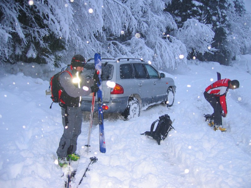 #1 Départ Ruchère : On peut vraiment dire qu Départ Ruchère : On peut vraiment dire qu'on a chaussé à la voiture !