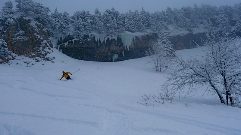 Poudre : Sous les stalactites