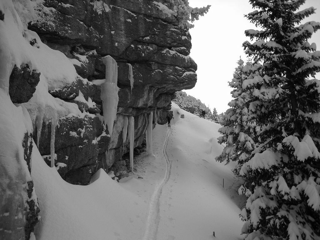 #6 Rochers du Midi : le passage dans la faiblesse de la barre Rochers du Midi : le passage dans la faiblesse de la barre