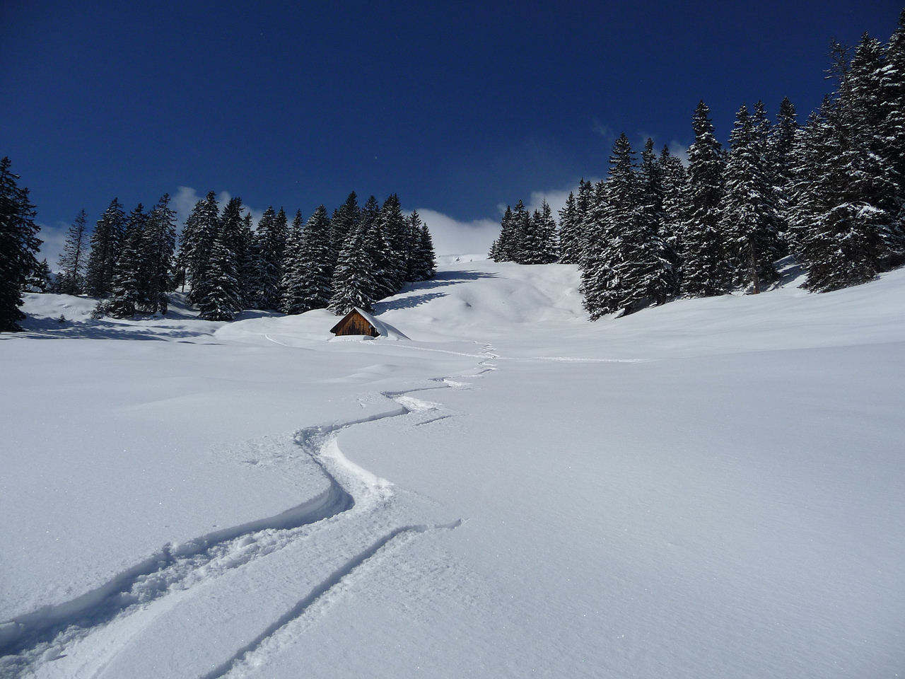 Bonne neige : Sur l'ensemble de l'itinéraire