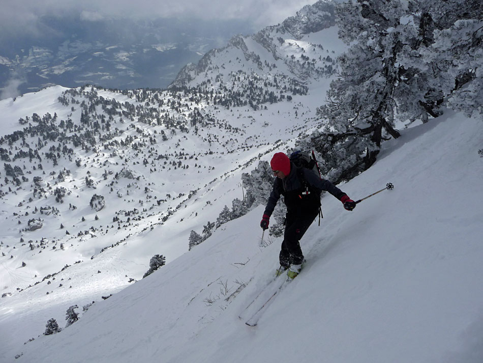 #5 Crêt des Lances : Descente versant Est du point 1952m Crêt des Lances : Descente versant Est du point 1952m