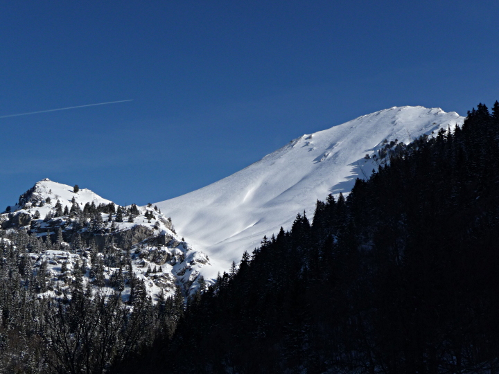 #2 La face W du Colombier : pente régulière et parfaite La face W du Colombier : pente régulière et parfaite