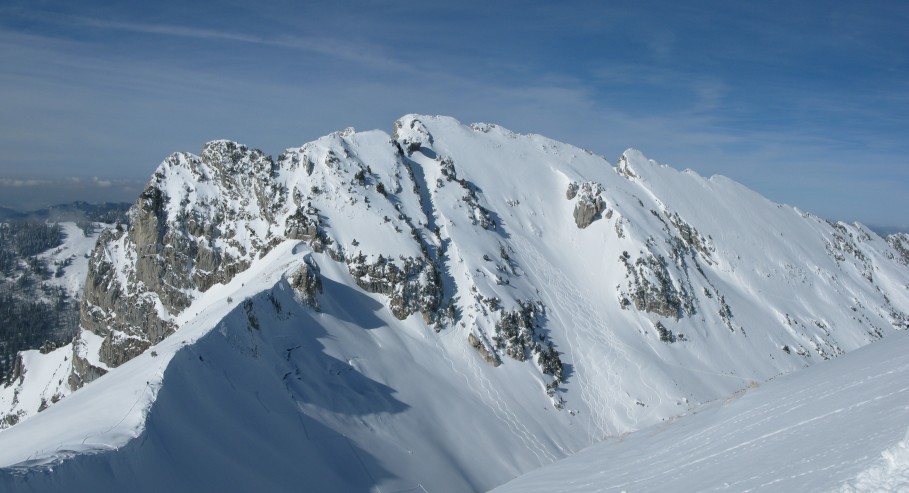 #5 Mallissard face Est : Les couloirs et leurs traces Mallissard face Est : Les couloirs et leurs traces