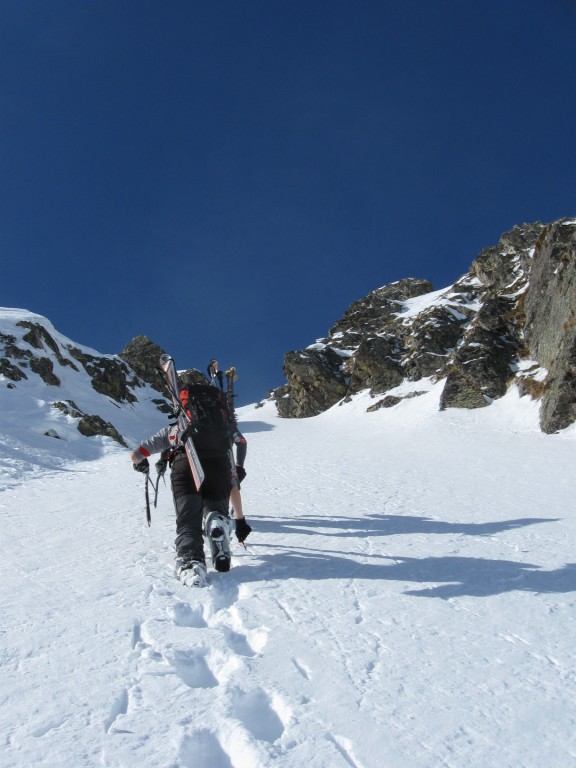 #13 Puy des Baumes : Dans un des multiples couloir de la face... Puy des Baumes : Dans un des multiples couloir de la face...