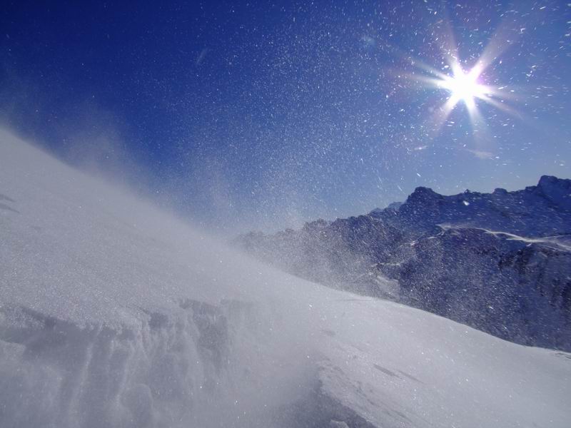 #3 col du rasoir : beaucoup de vent dans la combe col du rasoir : beaucoup de vent dans la combe