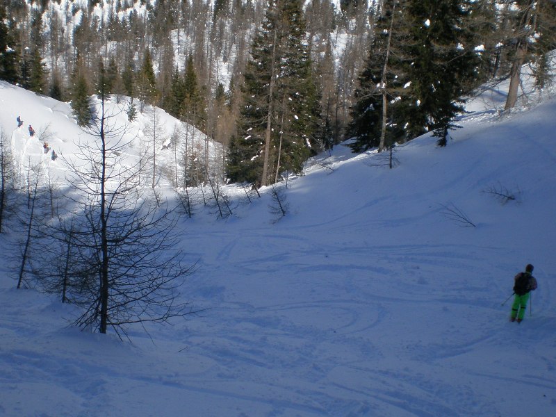 #2 descente plein nord : poudreuse descente plein nord : poudreuse