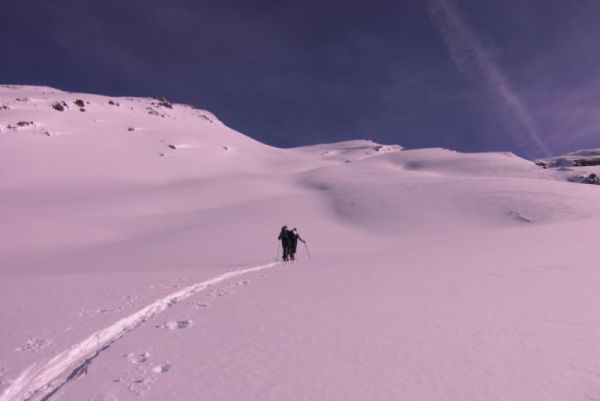#1 Montée Pte Mitraille : Pas une trace pour monter le vallon. Rare! Montée Pte Mitraille : Pas une trace pour monter le vallon. Rare!