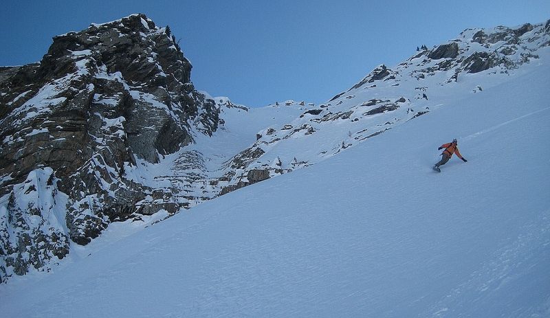 #4 Descente : Belle ambiance sous de nombreux rognon rocheux. Descente : Belle ambiance sous de nombreux rognon rocheux.