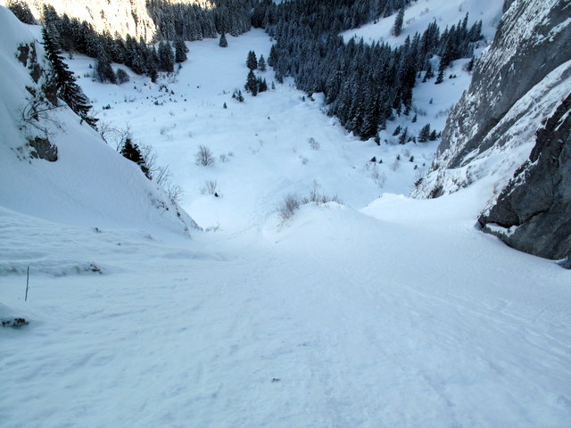 #8 La fin du couloir : Poudreuse sur fond très dur La fin du couloir : Poudreuse sur fond très dur