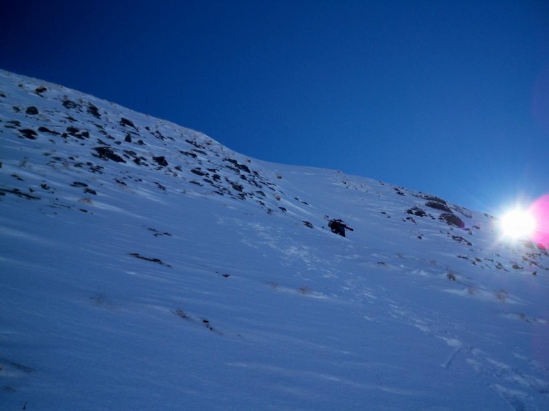 col d'agnelin : c'est raide