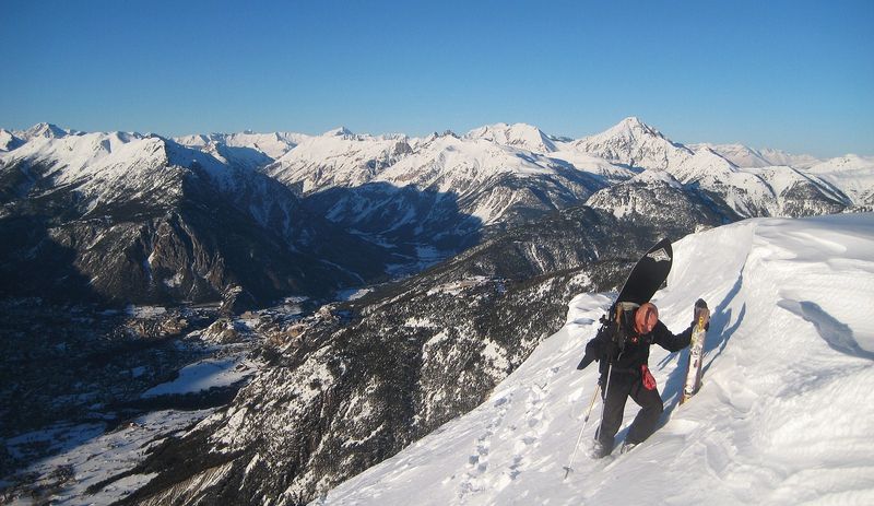 #3 Crête : Le panorama côté Briançon. Crête : Le panorama côté Briançon.