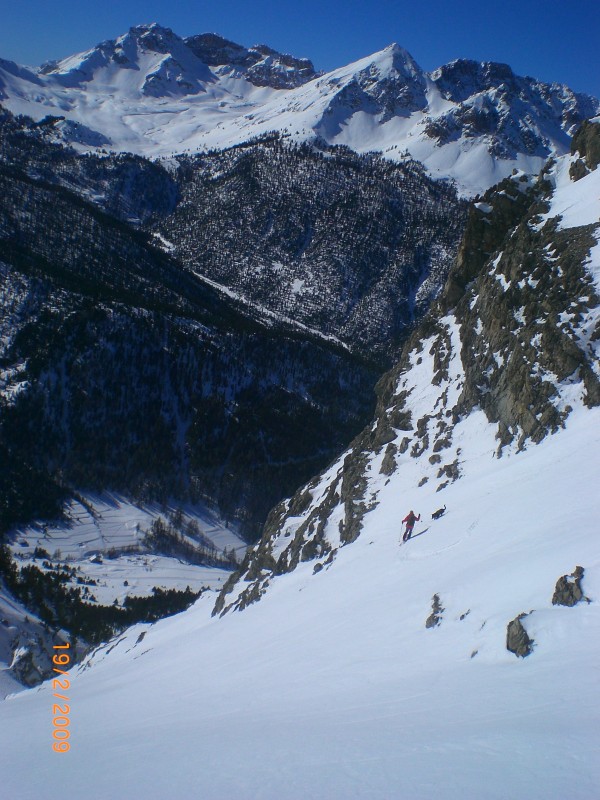 #3 Sur le haut du couloir : La partie supérieure du couloir est assez large Sur le haut du couloir : La partie supérieure du couloir est assez large