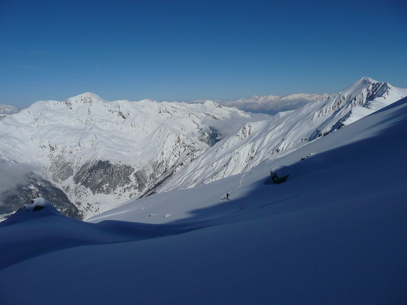 #1 Combe Bronsin : Montée en versant ouest de Combe Bronsin. Combe Bronsin : Montée en versant ouest de Combe Bronsin.