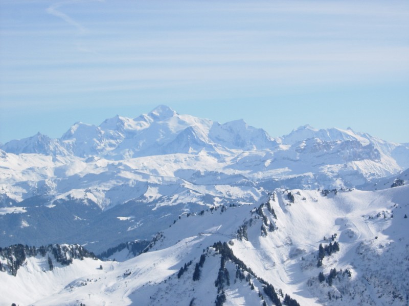Vue d'ensemble : Le Mont Blanc