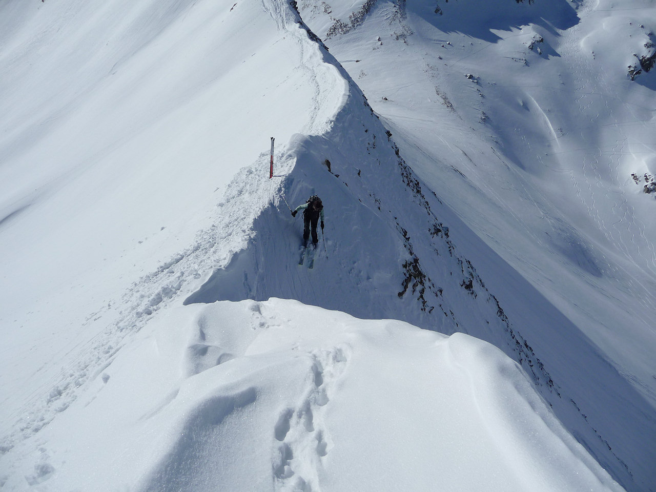 #12 Couloir NW : Chantal se lance la première Couloir NW : Chantal se lance la première