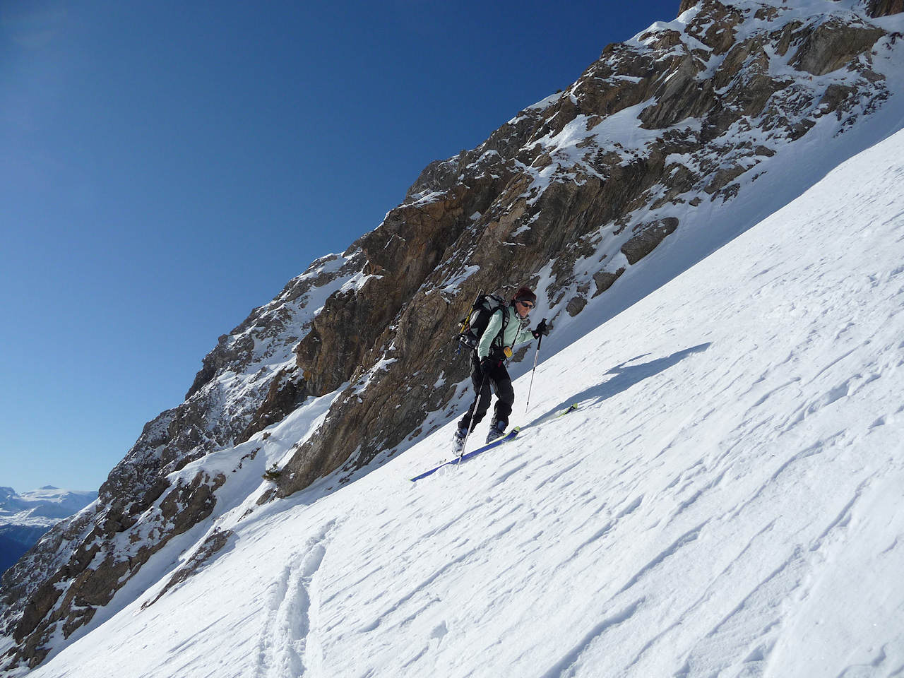 #1 A l A l'attaque du couloir : Pour l'instant, ça passe à ski