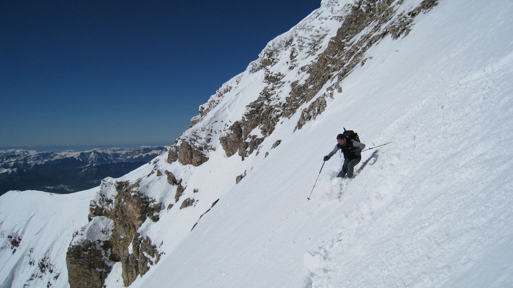 #9 Tete de la Cavale couloir S, Al envoie... Tete de la Cavale couloir S, Al envoie...