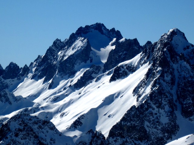 #3 Grand Pic de la Lauzière : Vu du sommet de Pointe de Combe Bronsin Grand Pic de la Lauzière : Vu du sommet de Pointe de Combe Bronsin