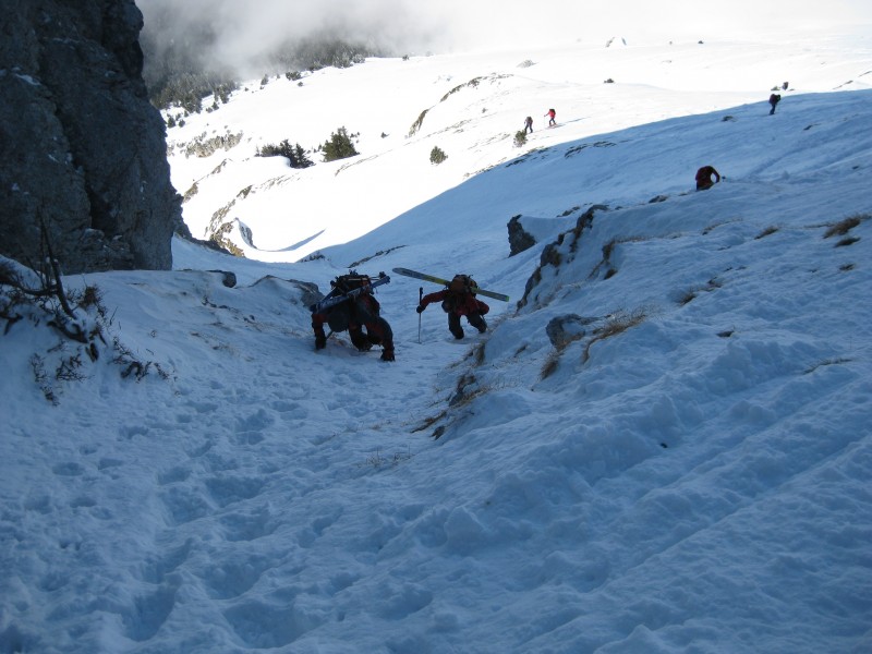#2 couloir : tête baissée dans le pentu!!!!! couloir : tête baissée dans le pentu!!!!!