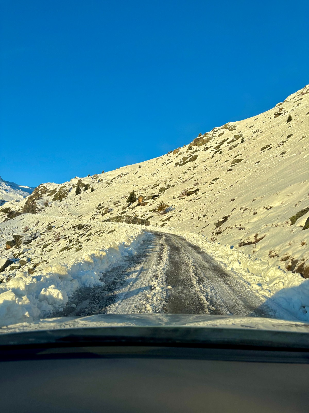 #1 Accès au col (ça avait bien fondu l Accès au col (ça avait bien fondu l'après midi)
