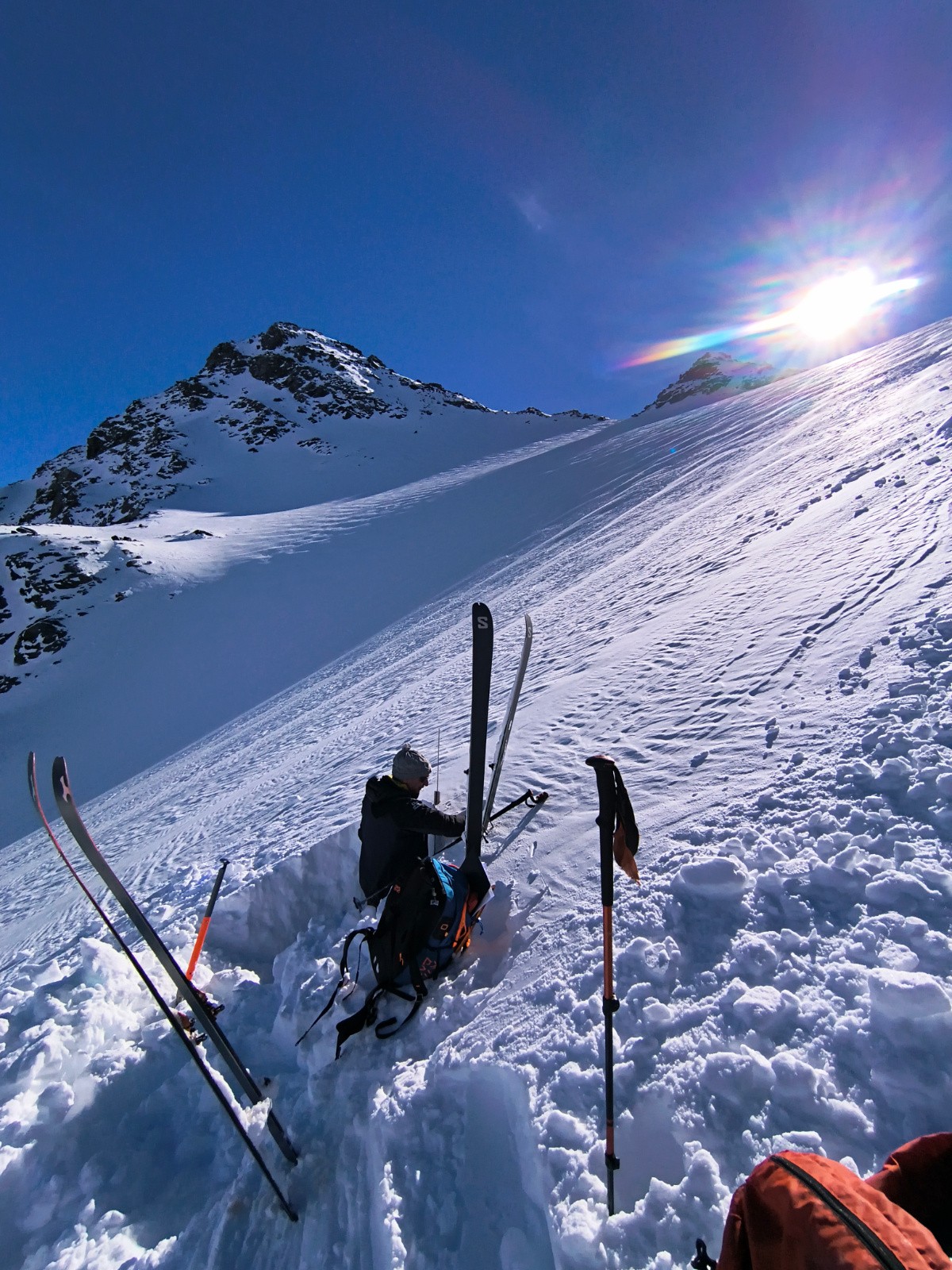 #9 Le sondage sous la pointe Rénod Le sondage sous la pointe Rénod