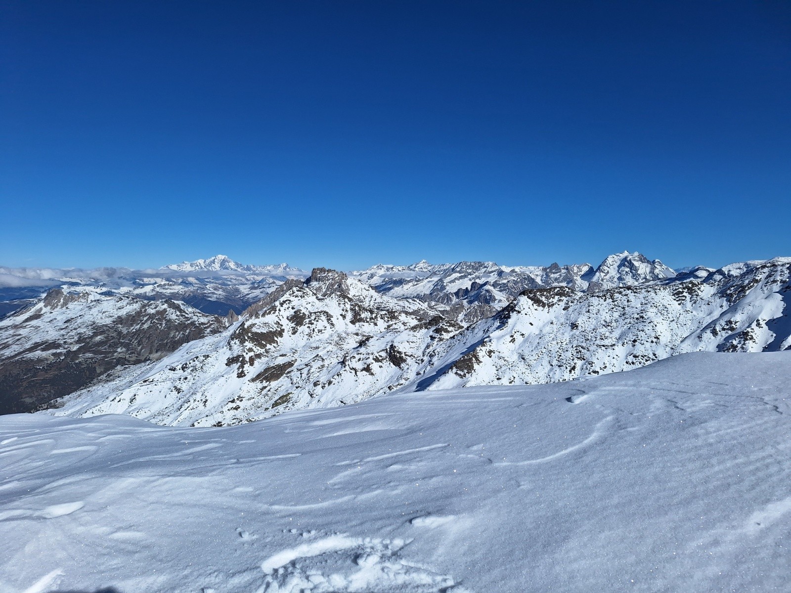 #6 Côté Mont-blanc depuis le sommet Côté Mont-blanc depuis le sommet