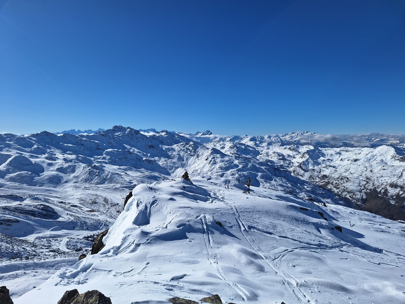 #2 Cime Caron et derrière les Écrins, la Meije, les Aiguilles d Cime Caron et derrière les Écrins, la Meije, les Aiguilles d'Arve...