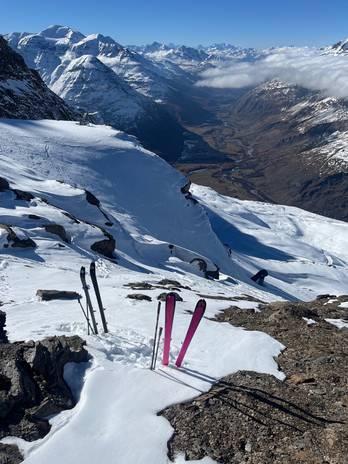 #4 On peut voir la piste de snowfarming de ski de fond a Bessans On peut voir la piste de snowfarming de ski de fond a Bessans