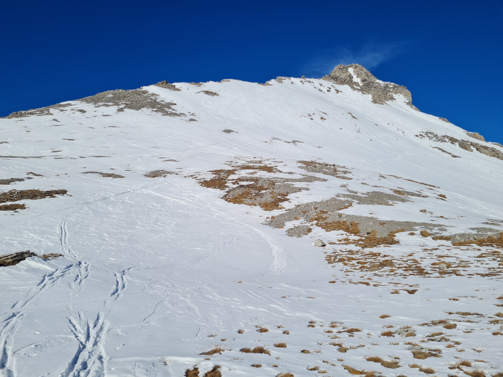 #7 Face S de l Face S de l'Aiguille Noire de Pramecou, bien revenue