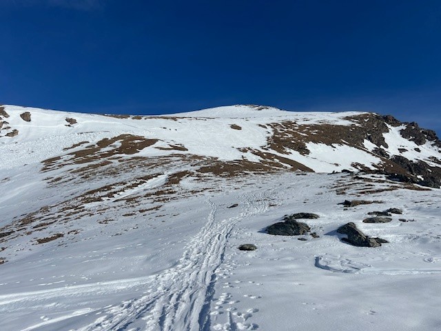 #1 le sommet vu du Clapier Vert à la montée le sommet vu du Clapier Vert à la montée