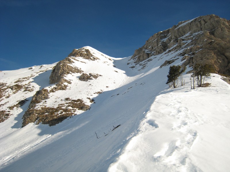 #5 Clot du Rocher 22 02 09 : Le couloir final Clot du Rocher 22 02 09 : Le couloir final