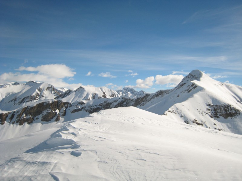 #7 Clot du Rocher 22 02 09 : Vue du sommet vers l Clot du Rocher 22 02 09 : Vue du sommet vers l'Est