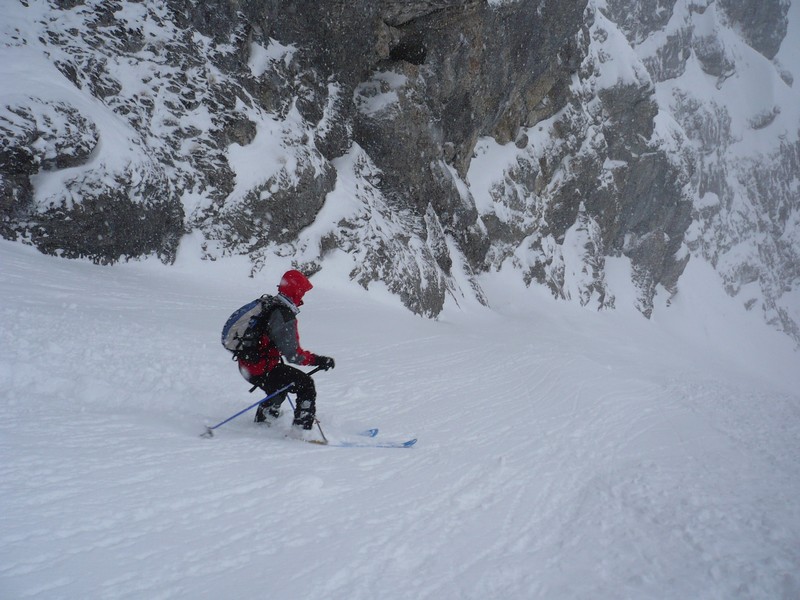 #2 Couloir du Tchadar : Neige pas trop mauvaise :-)) Couloir du Tchadar : Neige pas trop mauvaise :-))