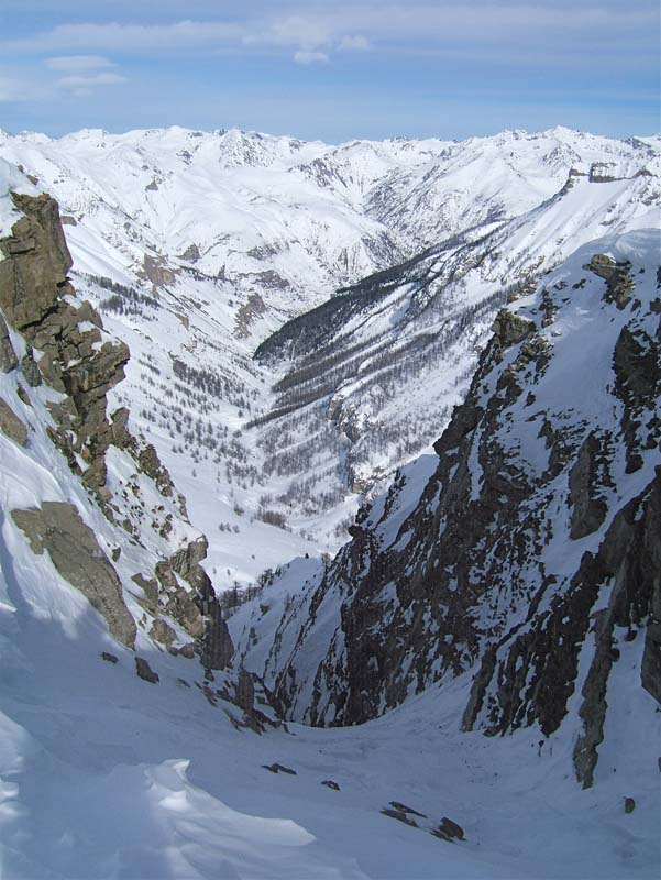 #8 Fort Carra : Le haut du couloir de "La Raie des Fesses". Fort Carra : Le haut du couloir de "La Raie des Fesses".