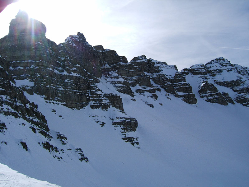 #9 Fort Carra : Face N de Bec du Chateau et Fort Carra. Fort Carra : Face N de Bec du Chateau et Fort Carra.
