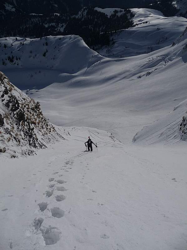 #14 Pte de Blonnière : Le couloir inférieur Pte de Blonnière : Le couloir inférieur