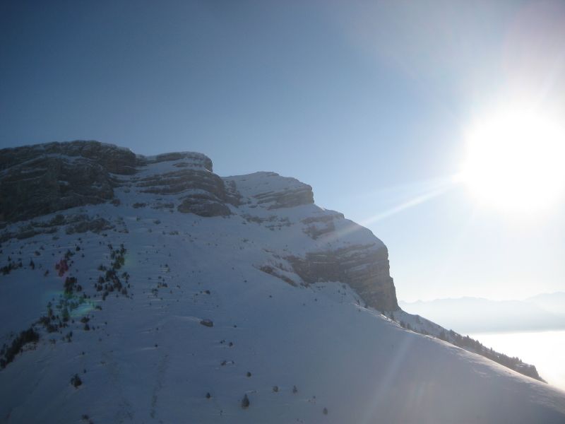 #2 dent de Crolles : La neige avait l dent de Crolles : La neige avait l'air bien bonne une fois qu'elle a pris le soleil.