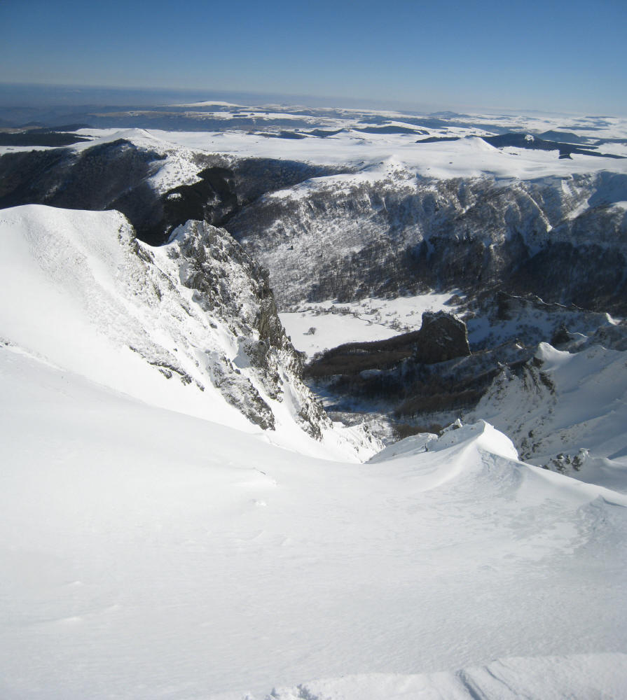 #1 Couloir du Chapial : depuis le sommet Couloir du Chapial : depuis le sommet
