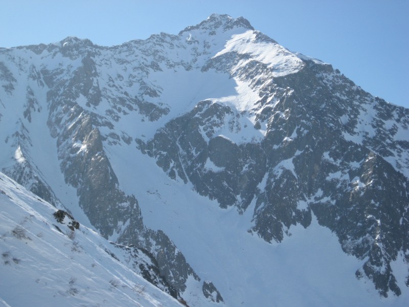 #1 Clotonnet : Conditions du jour sur la NE du Clotonnet. Clotonnet : Conditions du jour sur la NE du Clotonnet.