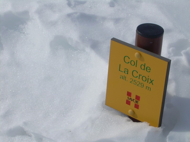 #6 col de la croix : y col de la croix : y'a de la neige!!!