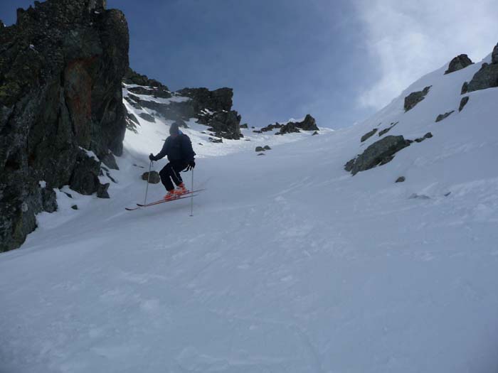 #6 Descente couloir N : Descente du couloir N du charmet de l Descente couloir N : Descente du couloir N du charmet de l'aiguille