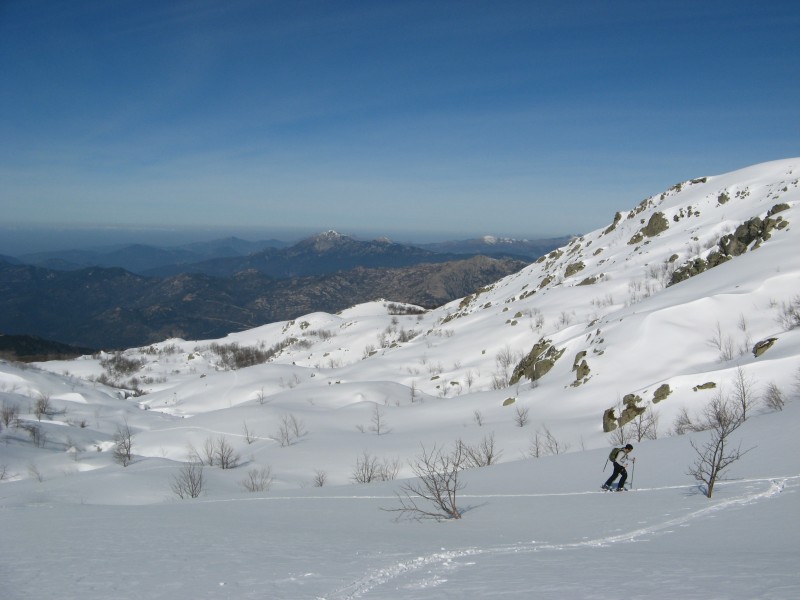 #2 Arrivée au pied de la combe : Ange-François en action Arrivée au pied de la combe : Ange-François en action